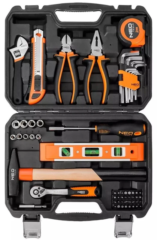 Zestaw narzędzi10-200, 60 szt., rozmiar 1/4, walizka, NEO TOOLS