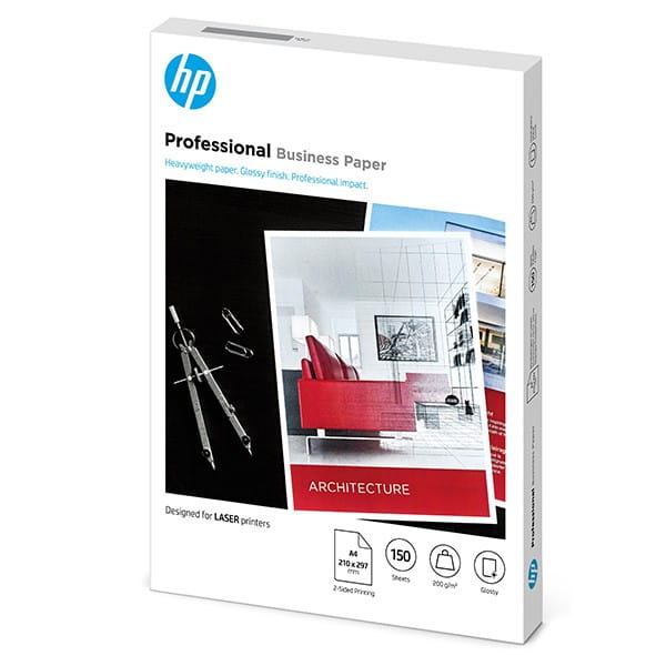 HP PROF, papier, połysk, biały, A4, 200 g/m2, 150 szt., 7MV83A, niewymieniono
