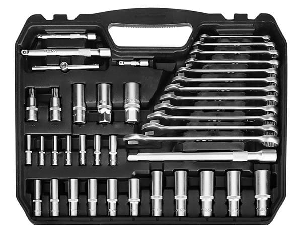 Zestaw kluczy nasadowych10-220, 220 szt, rozmiary 1/4, 1/2, 3/8, walizka, NEO TOOLS