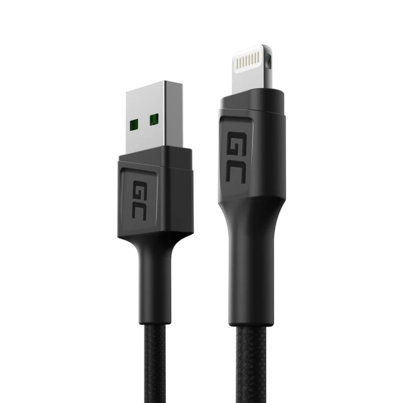 Green Cell kabel GC PowerStream USB-A - Lightning 30cm quick charge Apple 2.4A