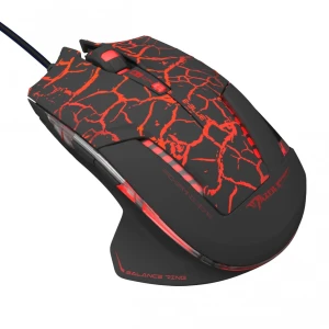 Mysz przewodowa, E-blue Mazer Pro, czarno-czerwona, optyczna, 2500DPI, e-box