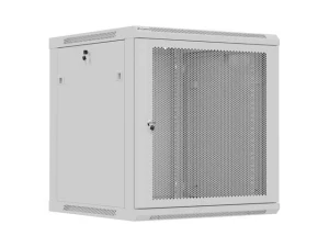 Szafa instalacyjna Rack wisząca 19" 12U 600x600 szara drzwi perforowane Lanberg (flat pack)
