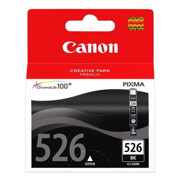 Canon oryginalny ink / tusz CLI526BK, black, 9ml, 4540B001, Canon Pixma  MG5150, MG5250, MG6150, MG8150