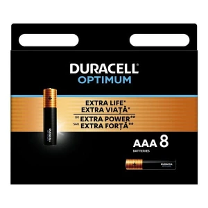 Duracell Optimum Boost Jednorazowa alkaliczna baterie AAA, 8-pack