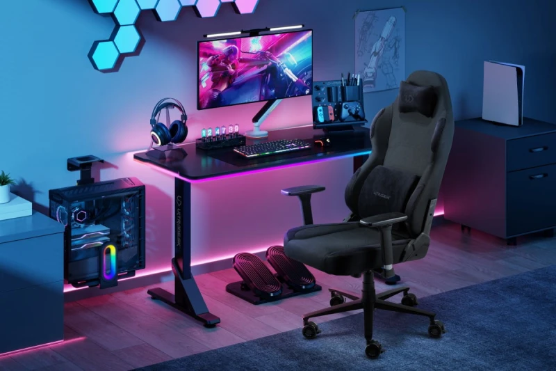 Dla gracza fotel Ultradesk OVERLORD, czarna