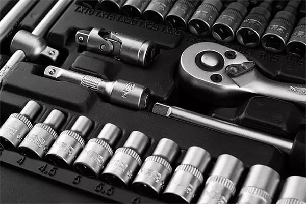Zestaw kluczy nasadowych10-232, 38 szt, rozmiar 1/4, walizka, NEO TOOLS