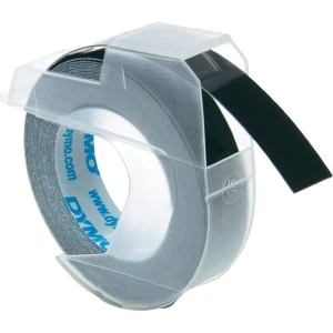Dymo oryginalny taśma do drukarek etykiet, Dymo, S0898130, czarny podkład, 3m, 9mm, cena za 1 sztukę, 3D