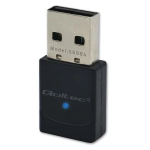 Adapter Wi-Fi Qoltec Bezprzewodowy | Standard AX | Bluetooth 5.4 | USB | 900Mbps
