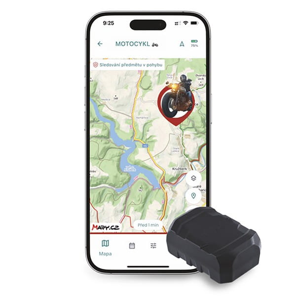 GPS tracker na hlídání majetku czarny, ONI 67381, Mala