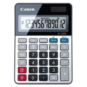 Kalkulator Canon LS-122TS DBL (2470C002AA) Black-Silver - USZ OPAK