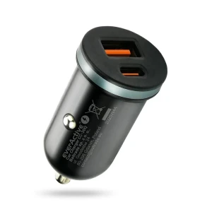Ładowarka samochodowa everActive CC-30Q z gniazdem USB QC3.0 oraz USB-C PD 35W