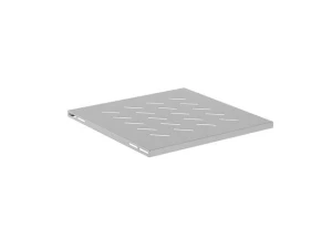 Półka do szaf 19" 600 mm Lanberg (1U / 480 x 475 mm udźwig do 120 kg, Montaż 4 punktowy) Szara - OTW OPAK