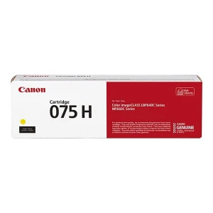 Canon oryginalny toner 075 H Y, 6366C002, yellow, 2500s, high capacity