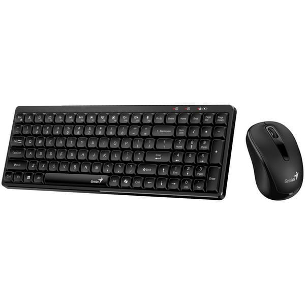 Genius LuxeMate Q8100 zestaw klawiatura bezprzewodowa CZ/SK, czarna