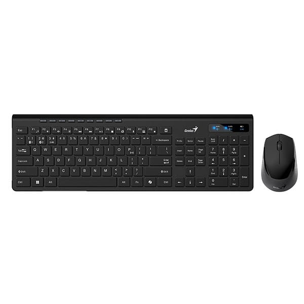 Genius SlimStar 8230 COPILOT Zestaw klawiatura i mysz bezprzewodowa CZ/SK, czarna