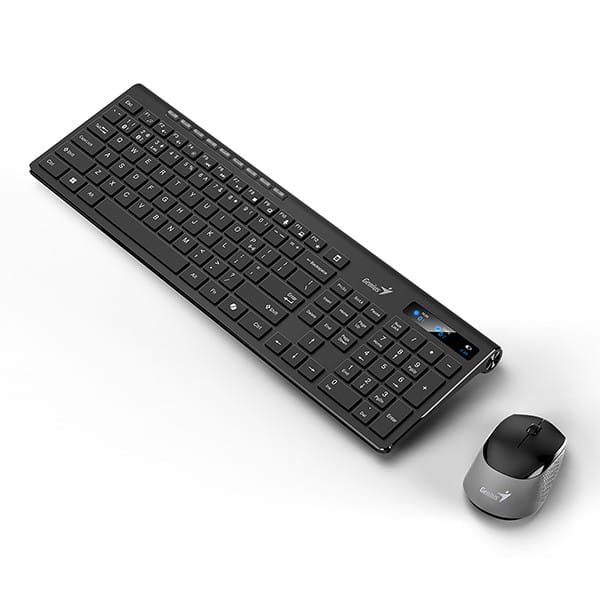 Genius SlimStar 8230 COPILOT Zestaw klawiatura i mysz bezprzewodowa CZ/SK, czarna