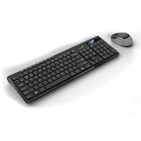 Genius SlimStar 8230 COPILOT Zestaw klawiatura i mysz bezprzewodowa CZ/SK, czarna