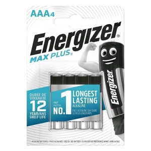 ENERGIZER Max Plus Jednorazowa alkaliczna baterie AAA, 4-pack