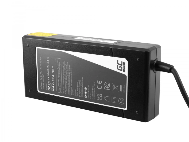 Green Cell do ładowarka / AC adapter 19V 9.5A 180W do MSI GT60 GT70 GT680 GT683 Asus ROG G75 G75V G75VW G750JM G750JS