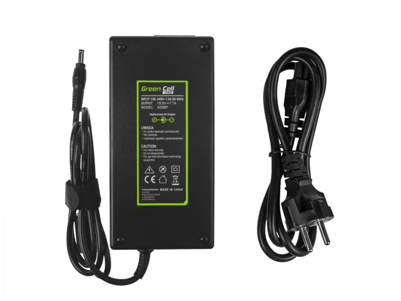 Green Cell do ładowarka / AC adapter 19.5V 7.7A 150W do Asus G550 G551 G73 N751 MSI GE60 GE62 GE70 GP60 GP70 GS70 PE60 PE70 WS60