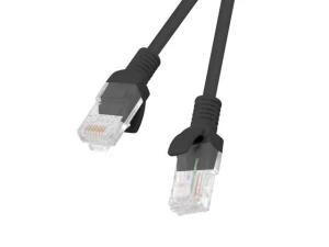 Patchcord Lanberg UTP kat.5e 10m czarny - OTW OPAK