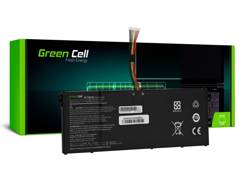 Green Cell AC14B13J AC14B18J bateria do Acer Aspire 3 A315-23 A315-55G ES1-111M ES1-331 ES1-531 ES1-533 ES1-571