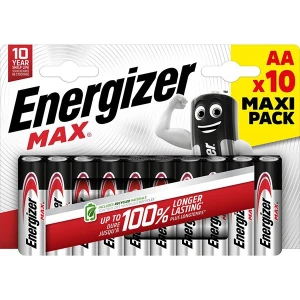ENERGIZER MAX Jednorazowa alkaliczna baterie AA, 10-pack