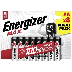 ENERGIZER MAX Jednorazowa alkaliczna baterie AA, 8-pack