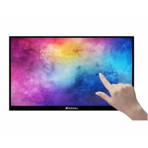 Verbatim monitor przenośny dotykowy, PMT-15, 15.6", Full HD (1920x1080), 60Hz, czarny