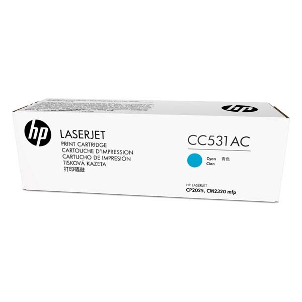 HP oryginalny toner CC531AC, HP 304A, cyan, 2800s, produkt kontraktowy