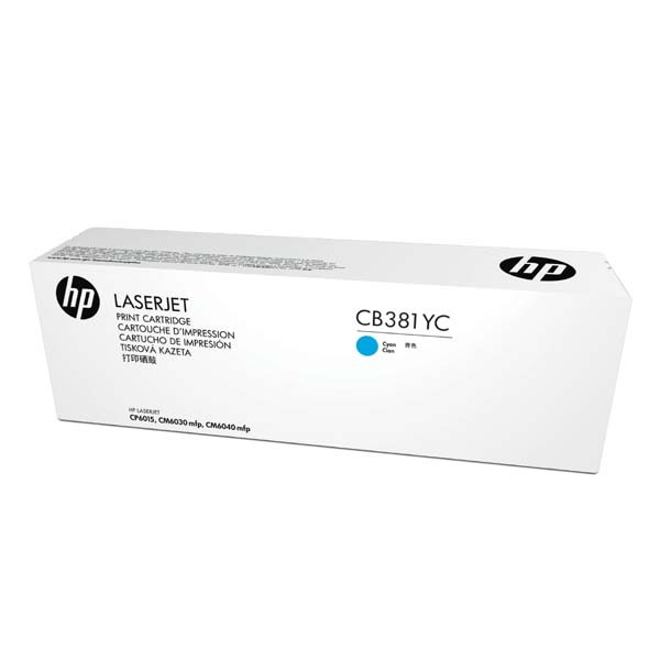 HP oryginalny toner CB381YC, HP 824A, cyan, 31000s, produkt kontraktowy, EOL