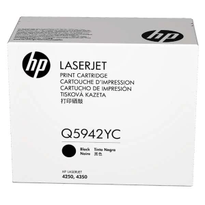 HP oryginalny toner Q5942YC, black, 23000s, produkt kontraktowy, extra duża pojemność, EOL