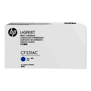 HP oryginalny toner CF331AC, HP 654A, cyan, 15000s