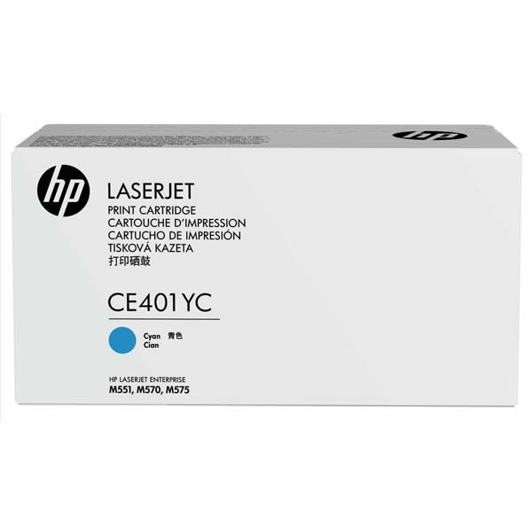 HP oryginalny toner CE401YC, cyan, 7800s, produkt kontraktowy