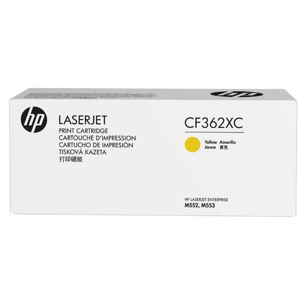 HP oryginalny toner CF362XC, HP 508X, yellow, 9500s, produkt kontraktowy