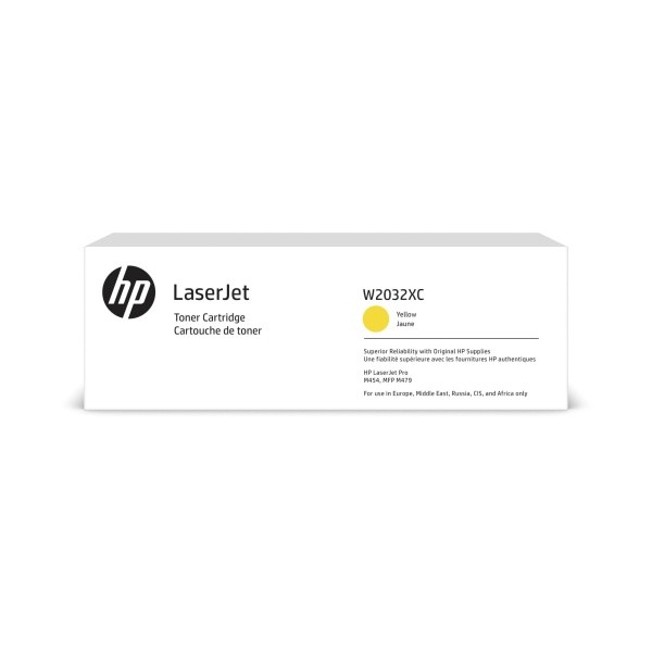 HP oryginalny toner W2032XC, HP 415X, yellow, 6000s, produkt kontraktowy