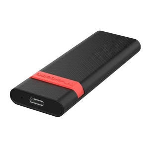 Obudowy dysku SSD M.2 NVMe, Verbatim, USB-C (3.2 Gen 2), 32261, czarno/czerwony