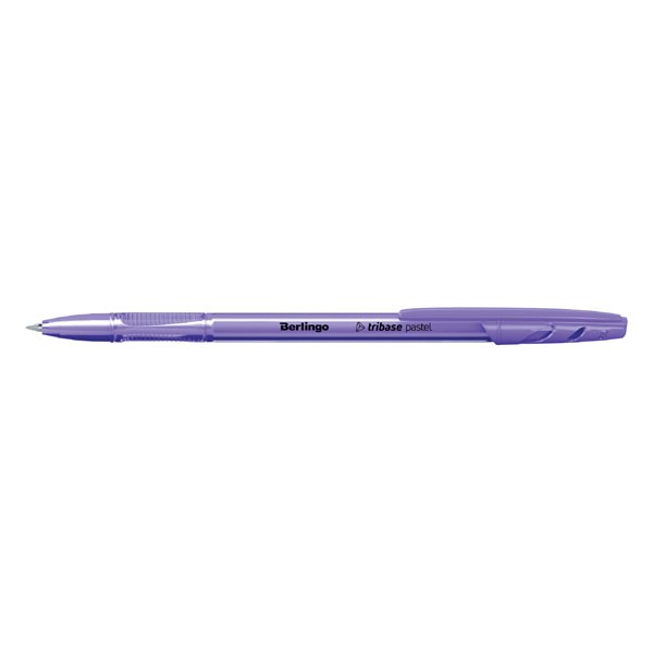 Berlingo, pióro kulkowe, niebieskie, 50szt, 0.7mm, Tribase pastel