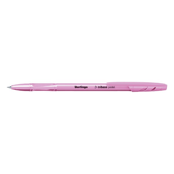 Berlingo, pióro kulkowe, niebieskie, 50szt, 0.7mm, Tribase pastel
