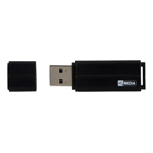 MyMedia USB flash disk, USB 2.0, 64GB, czarny, 69263, z plastikową osłoną