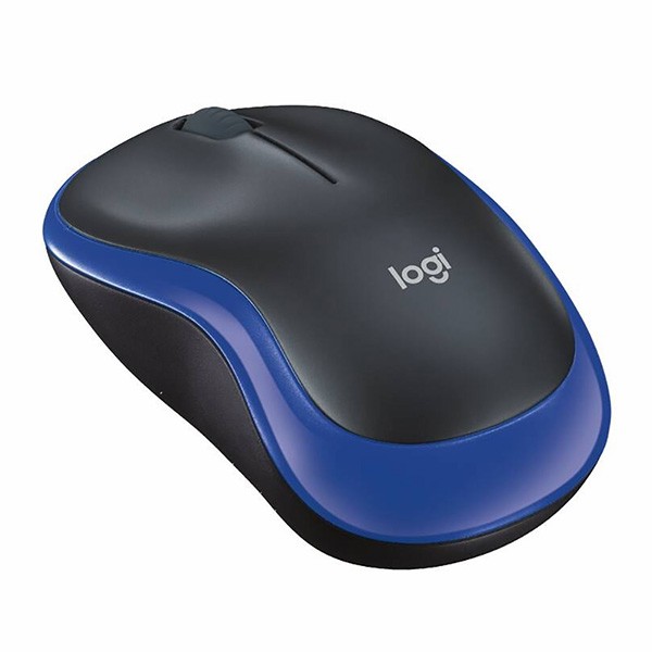 Logitech M185 Mysz bezprzewodowa, niebieska, 1000DPI