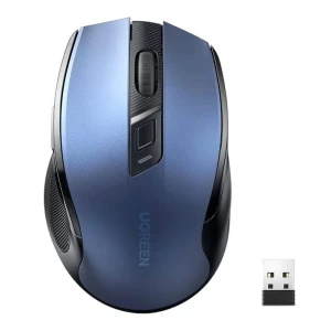 Mysz bezprzewodowa UGREEN MU006 15064 optyczna 2,4GHz Bluetooth 5.0 niebieska