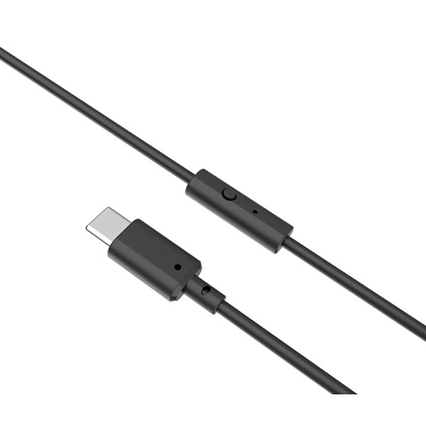 Verbatim TruSound słuchawki z mikrofonem, przewodowa, czarna, plug and play typ USB-C