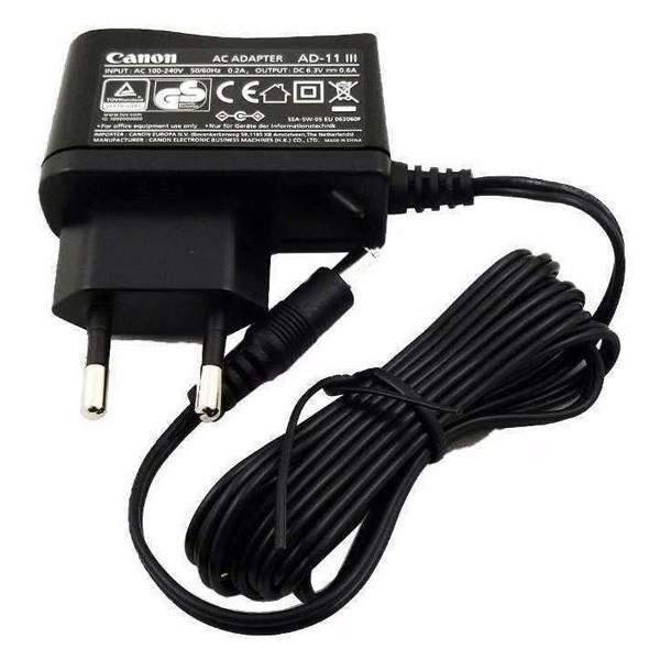 Zasilacz / sieciowy adapter, AD-11 III EMEA, 220V (el.síť), 6V, 400mA, do zasilania kalkulatorów, Canon, do wszystkich typów kalku