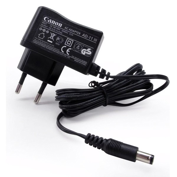Zasilacz / sieciowy adapter, AD-11 III EMEA, 220V (el.síť), 6V, 400mA, do zasilania kalkulatorów, Canon, do wszystkich typów kalku