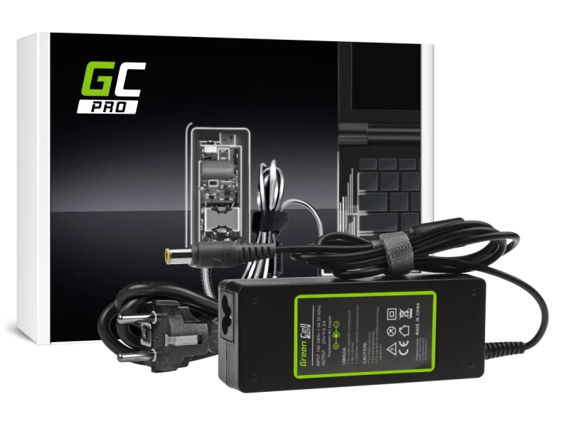 Green Cell do ładowarka / AC adapter 20V 4.5A 90W do Lenovo B580 B590 ThinkPad T410 T420 T430 T430s T500 T510 T520 T530 X220