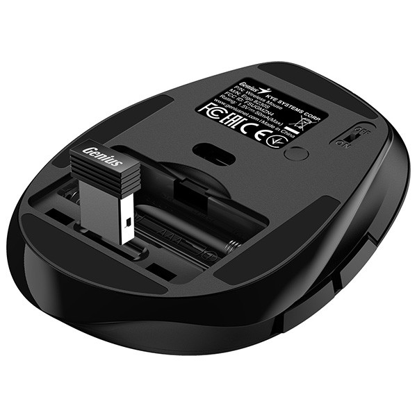 Genius Ergo 8230S Mysz bezprzewodowa, czarna, 1600DPI
