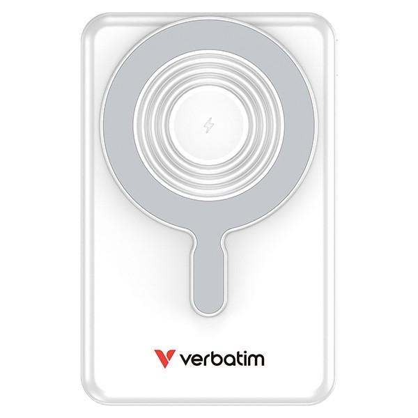 Verbatim, power bank Charge n Go 2C  Display, kabel, 12V, ładowanie telefonu, 32273, 10000mAh, Mocowanie magnetyczne, srebrna