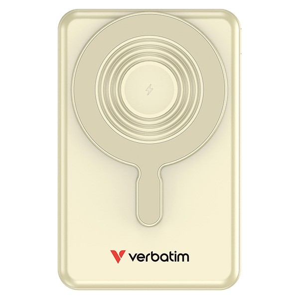 Verbatim, power bank Charge n Go 2C  Display, kabel, 12V, ładowanie telefonu, 32274, 10000mAh, Mocowanie magnetyczne, złota