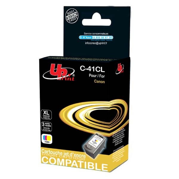 UPrint kompatybilny ink / tusz z CL41, color, 500s, 18ml, C-41CL, dla Canon iP1600, iP2200, iP6210D, MP150, MP170, MP450
